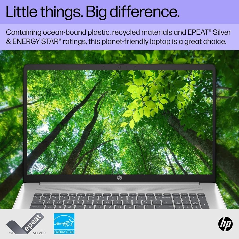 HP Laptop 17" FHD Intel Core i3 N305 +9.5 hours battery 16GB RAM 512GB Win11Pro gallery
