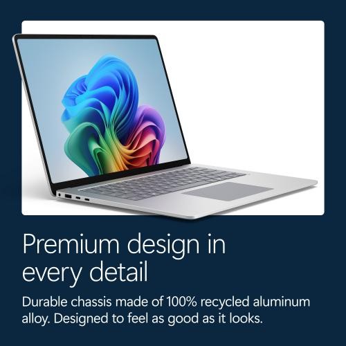 Microsoft Surface Laptop 15 3K Touch Snapdragon X2 Elite 16GBRAM 1TBSSD Platinum gallery