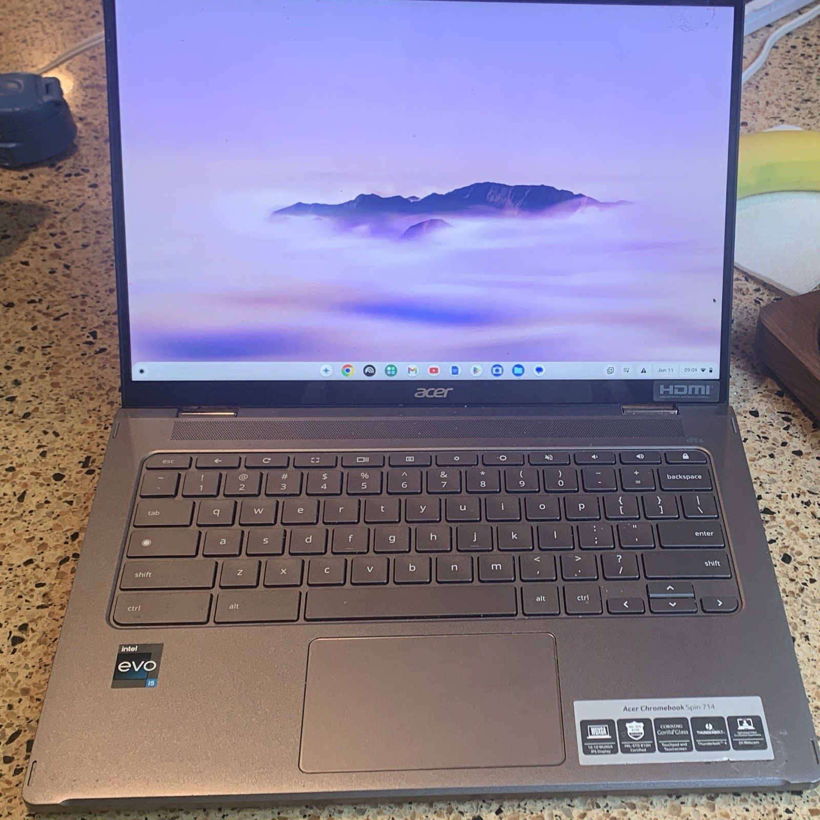 Acer Chromebook Spin 714 14" Touchscreen Intel Core i5 Gray HDMI Thunderbolt 4 gallery