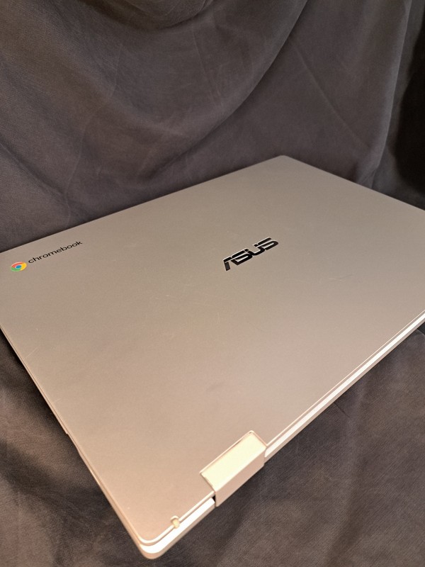 ASUS 14in Chromebook laptop CX1400CKA-DB84F Intel Celeron 8GB ram 64GB SSD boxed gallery