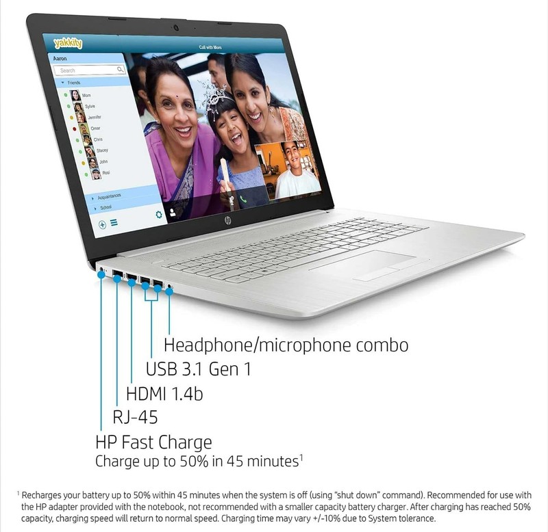 NIB HP 17-by4061nr 17.3" FHD Laptop Intel Core i5-1135G7 8GB RAM 512GB SSD Win11 gallery