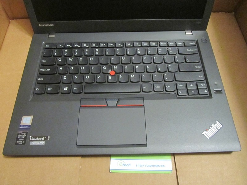 20BUS50Q16 ThinkPad T450 i5-5300U 8GB RAM 256GB SSD 14.0" HD+ LCD Win10 Pro gallery