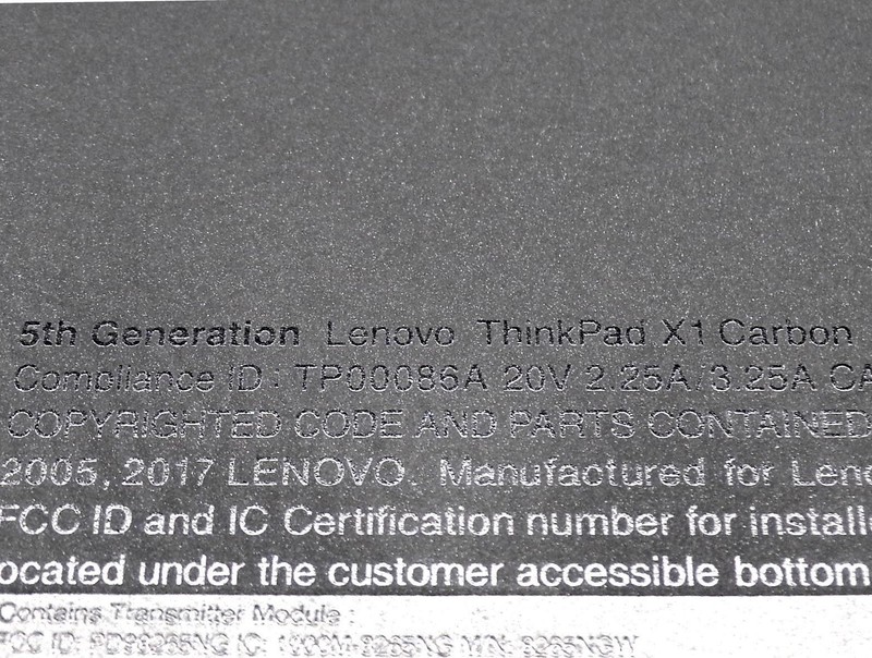 Lenovo ThinkPad X1 Carbon Gen 5 14" | 2.80GHz Core i7-7600U | 16GB LPDDR3 gallery