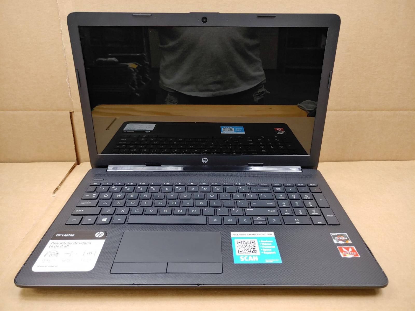 HP 15-db1076nr 15.6" AMD Ryzen 3 3200U✔*NO RAM/NO SSD/NO AC**NO POWER**BAD JACK* gallery