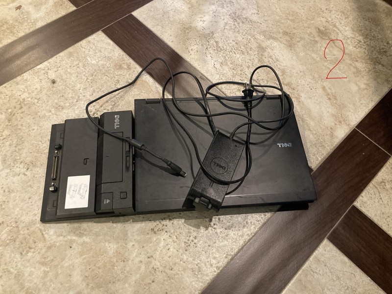 Latitude E5400 laptop, tested power supply, UNTESTED DOCK gallery
