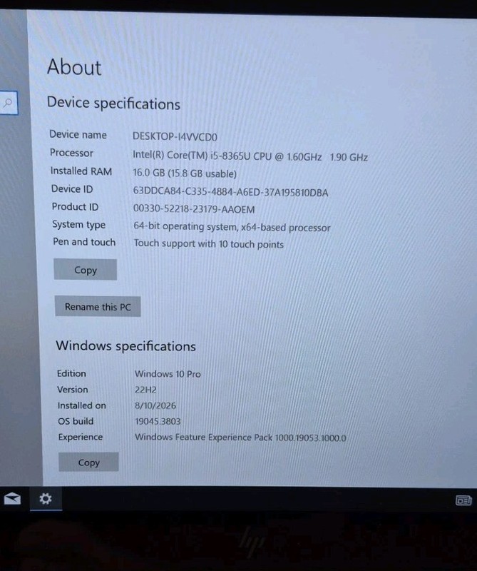 HP EliteBook 840 G6 Touch Screen, i5 8th Gen, 16 GB RAM, 512 GB M.2 SSD gallery