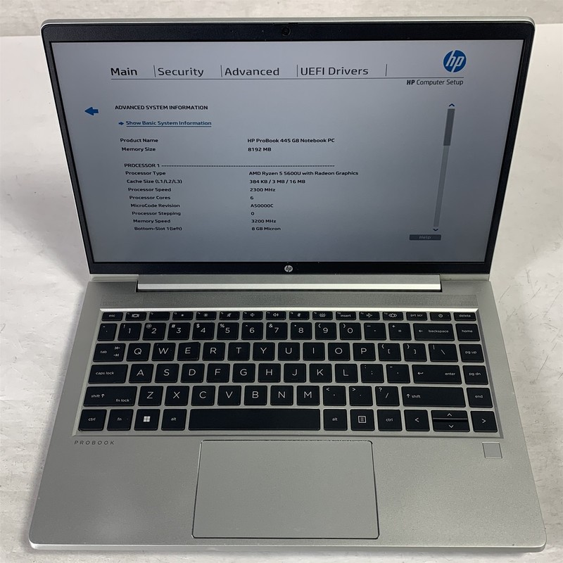 HP ProBook 445 G8 14" Laptop Ryzen 5 5600U 2.3GHz 8GB - NO DRIVE gallery