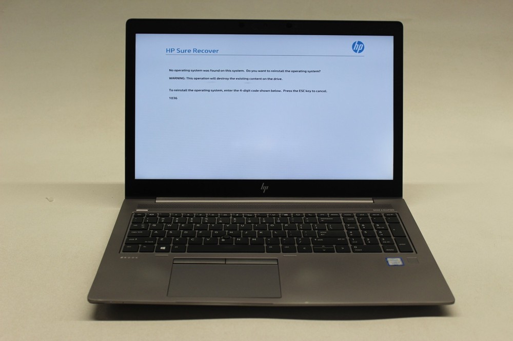 HP ZBook 15UG6 I7-8565U 256GB M.2 SSD 8GB DDR4 NO OS- C Desc