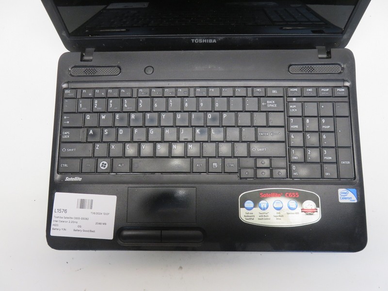 Toshiba Satellite C655-S5082 Intel Celeron 2.2GHz 2048 MB NO HDD No Batt gallery