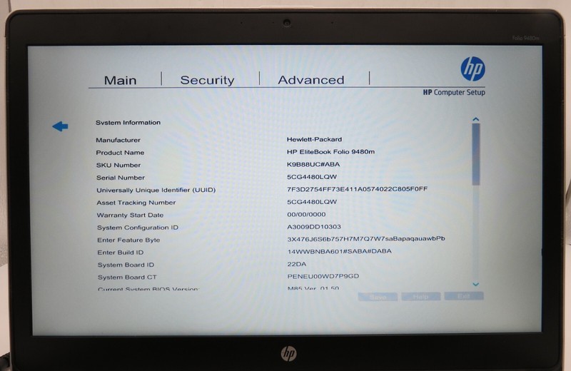 HP EliteBook Folio 9480M-14"-i5-4310U@2.0GHz-8GB DDR3 RAM-NO OS/STRG *READ* gallery