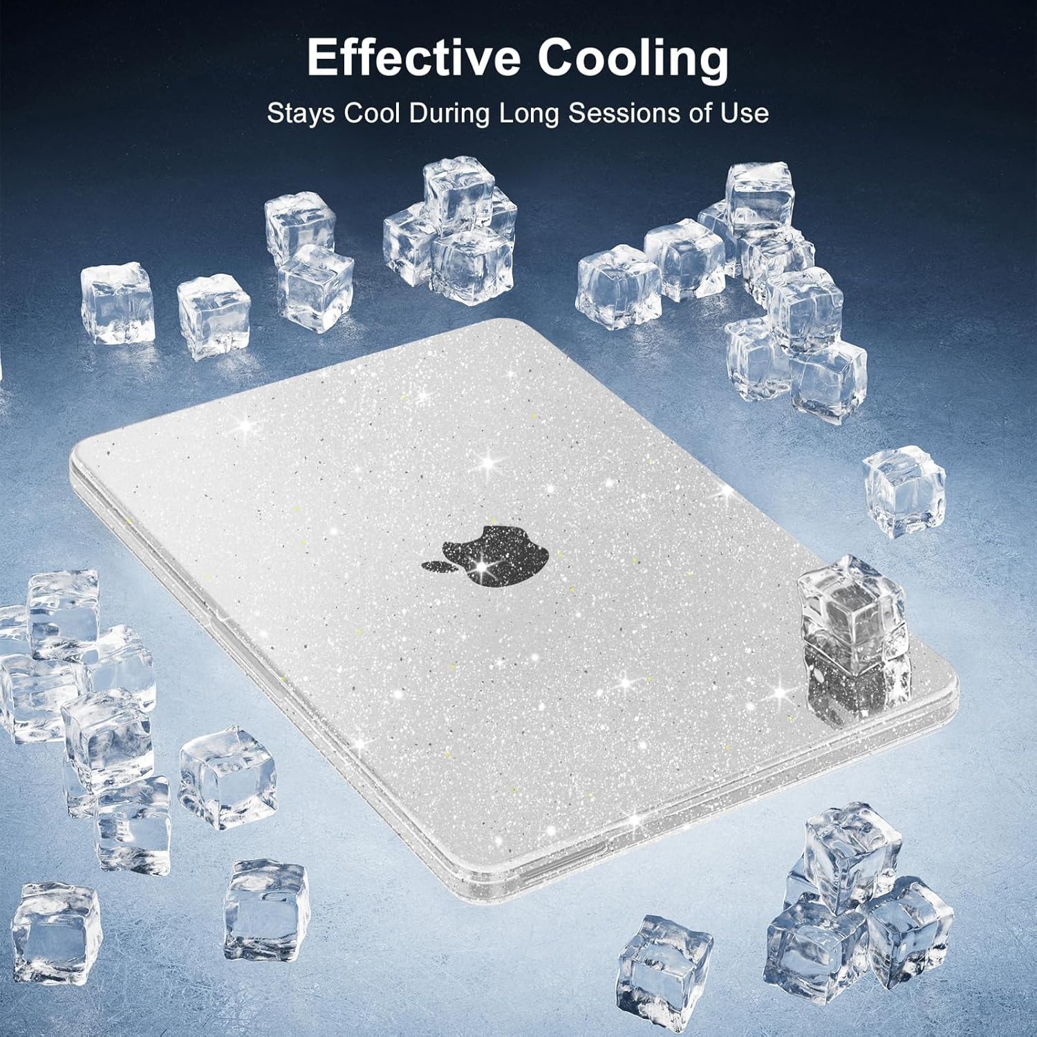 MacBook Neo Case 13 inch 2026 A3404 A18 Pro Chip | Sparkly Glitter Hard Shell Co gallery