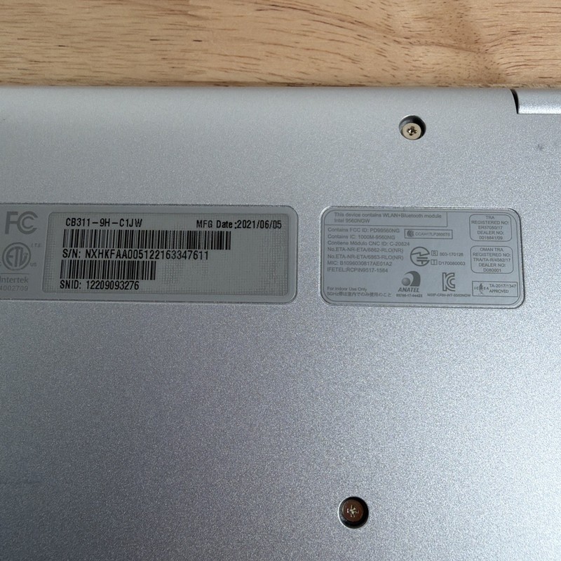 Acer Chromebook N17Q8 CB311 Series - Bad Battery READ gallery