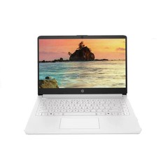 HP 14″ Laptop Intel Celeron 4GB Memory 64GB eMMC Win 11 Home Snowflake White