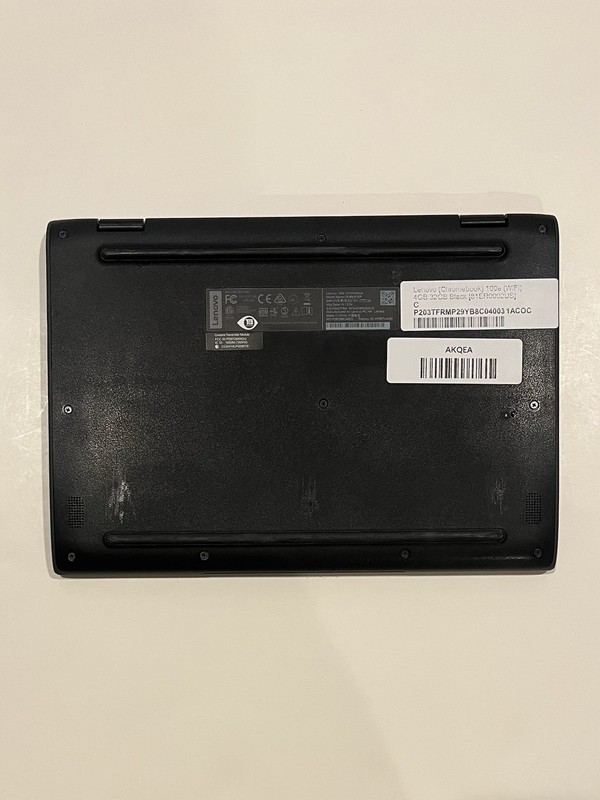 Lenovo Chromebook 100e 4GB RAM, 32GB SSD, Chrome OS with Charger gallery