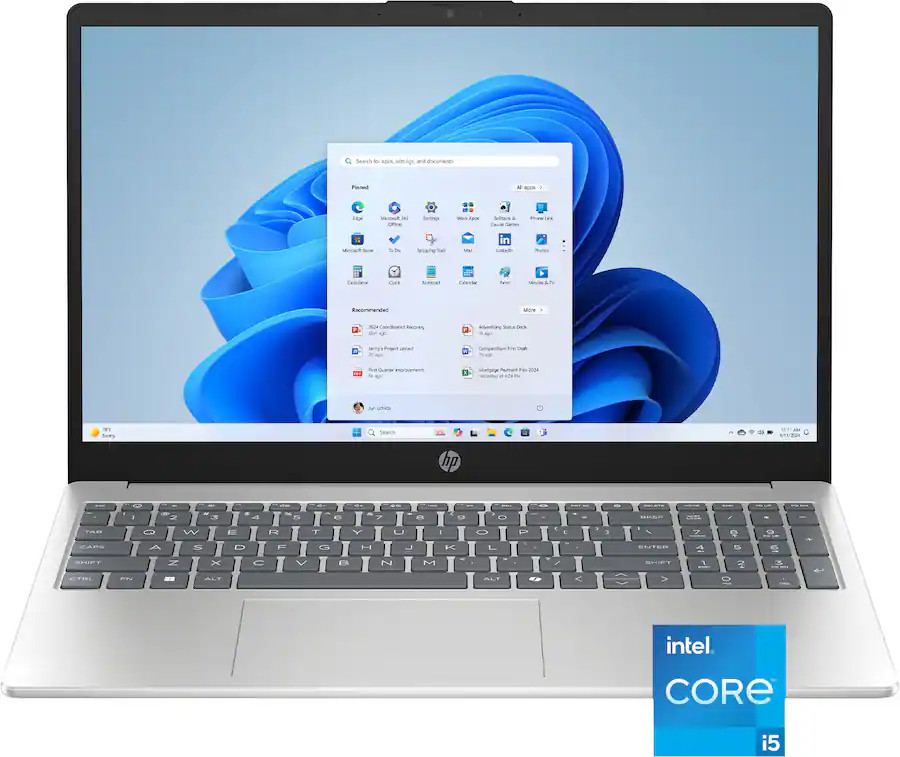 HP 15.6" Full HD Touch-Screen Laptop Intel Core i5 1334U 16GB RAM 512GB - Silver