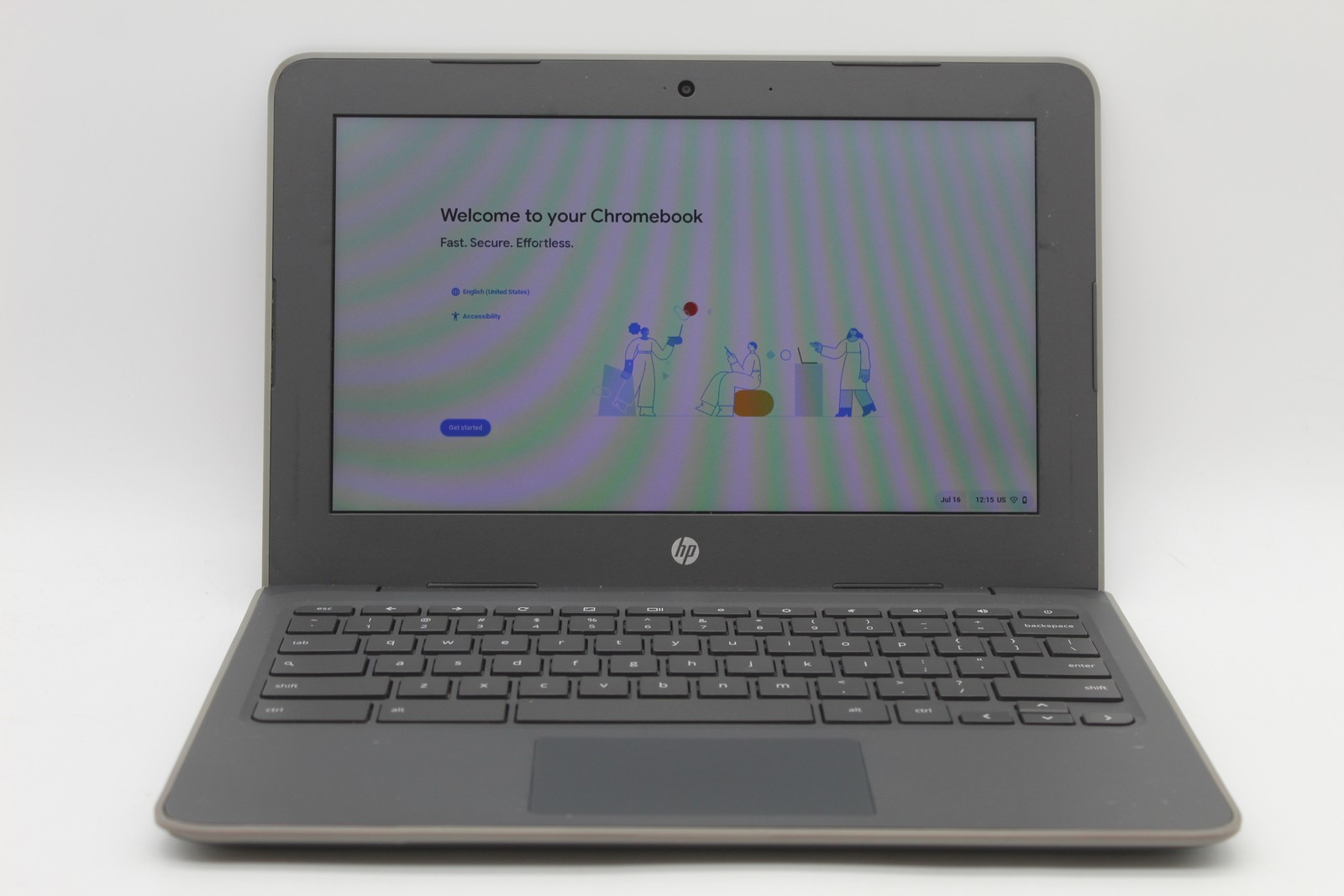 HP Chromebook 11 G7 EE 11.6" Laptop Intel Celeron N4000 4GB RAM 16GB eMMC USED gallery