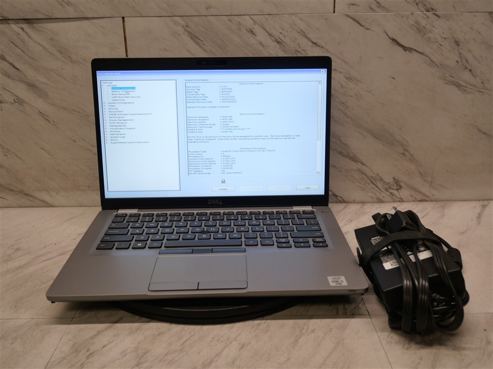 DELL LATITUDE 5410 14" Laptop i5-10310U 1.7ghz 8GB RAM w/ Excellent BATTERY! gallery