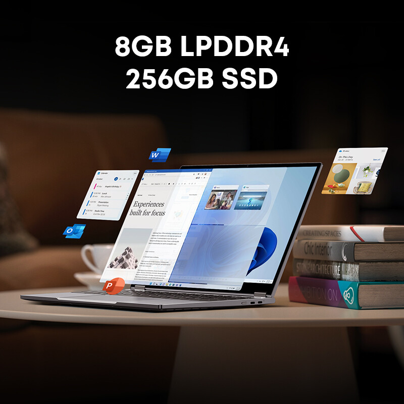 CHUWI 13.5'' FreeBook 2-in-1 Windows 11 Laptop LPDDR5 12GB 512GB SSD Intel N100 gallery