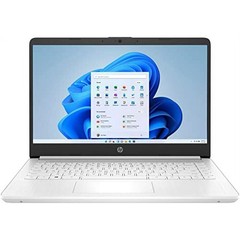 Open Box HP 14″ HD Laptop Intel N4120 4GB 64GB White ( No original box)
