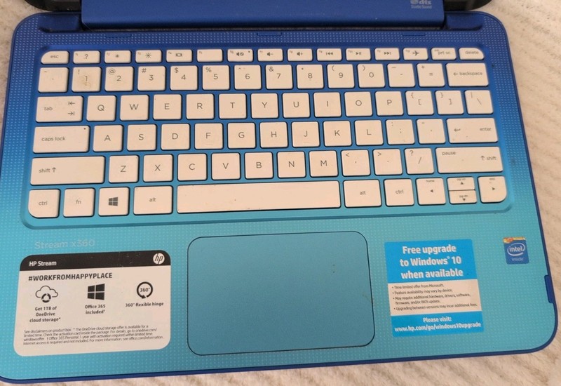 HP Stream x360 11-p010nr 11.6" Intel Celeron Processor | For Parts/Repair gallery