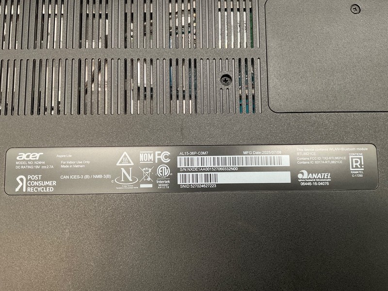 *NIB* Acer Aspire Lite AL15-36P-C0M7 15.6" N150 1.0GHz 4GB RAM 128GB SSD gallery