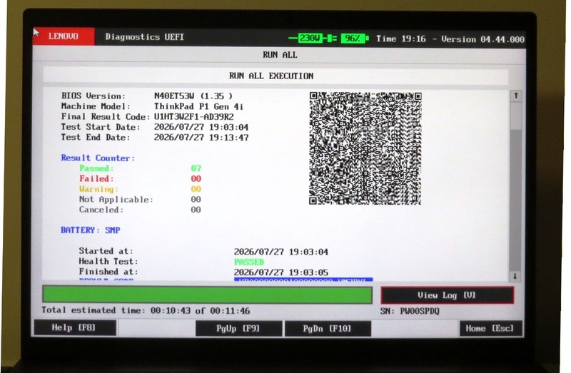 Lenovo ThinkPad P1 Gen 4 i7-11800H RTX A2000 32GB 512GB SSD 16" WQXGA Grade A gallery