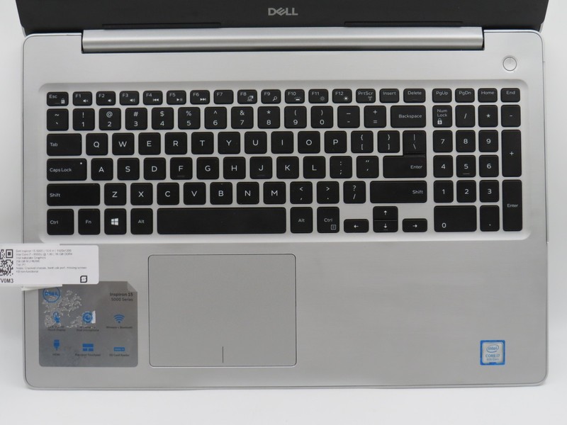 Dell Inspiron 15 5000 i7-8550U @ 1.8GHz 16GB DDR4 256GB m2 15.6" No OS *REPAIR* gallery