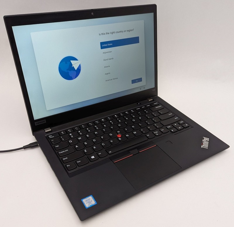 Lenovo ThinkPad T490 14" Laptop i5-8365U 1.60GHz 8GB RAM 256GB NVMe Windows 11 gallery