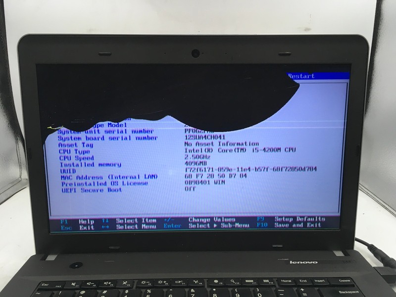 LENOVO THINKPAD E440 - BOOTS TO BIOS/BAD LCD - INTEL I5 4200M - NO RAM -READ-BB gallery