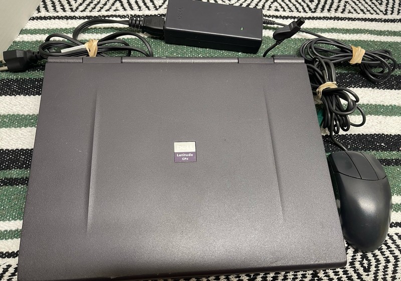 Vintage Dell Latitude CPX Pentium III Windows 98 DOS Compatible Laptop Serial gallery