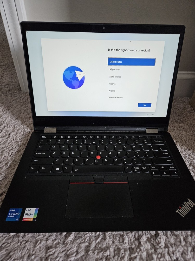 Lenovo ThinkPad L13 Yoga Gen 2 13.3"(256GB SSD, Intel Core i5-1135G7, 2.4GHz