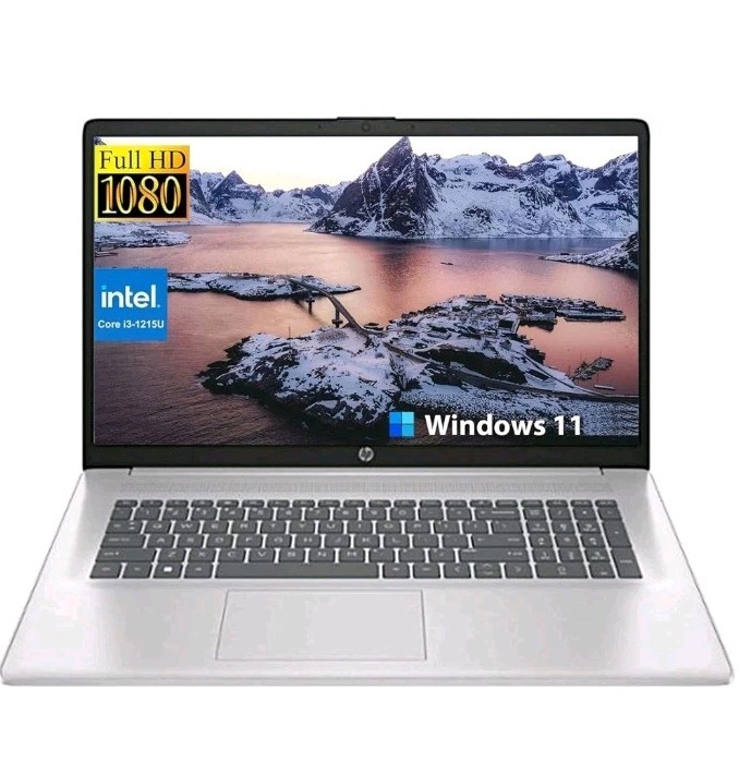 HP 17.3 Flagship Full HD Laptop Intel Core i3-1215U 8GB Memory 256GB SSD Win 11