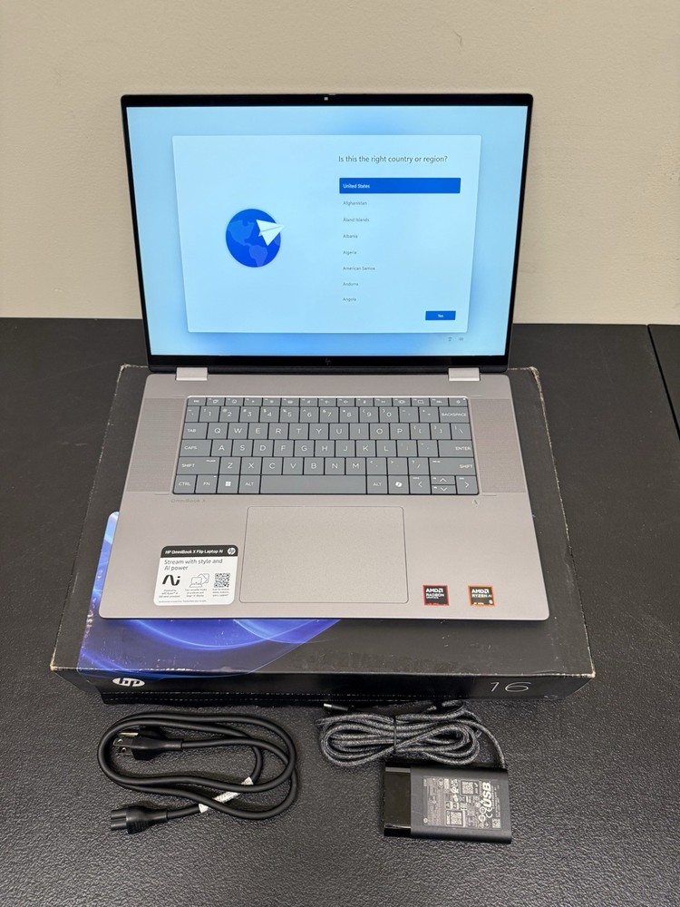 HP OmniBook X Flip 16" 2-in-1 2K Touch AMD Ryzen™ AI 5 340 16GB RAM 512GB SSD