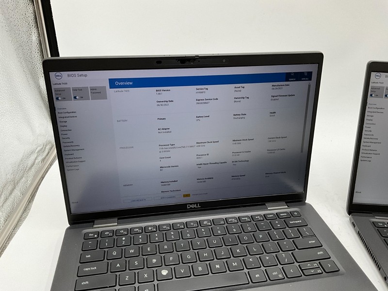 Dell Latitude 7420 Laptop pair Win11 i7-1185G7 3.0 16gb 256gb NVME 14" *READ* gallery
