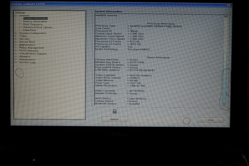 ^ Dell Latitude E6430 ATG 14" i5-3380M @ 2.90GHz 4GB Ram No HD "Display Issue" gallery