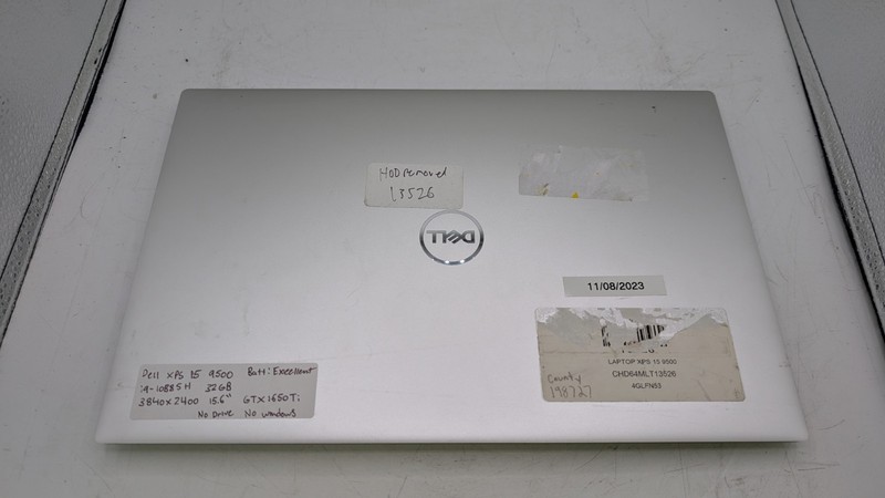 Dell XPS 15 9500 i9-10885H GTX 1650 TI 32GB Of Memory Batt Excellent No Ssd gallery