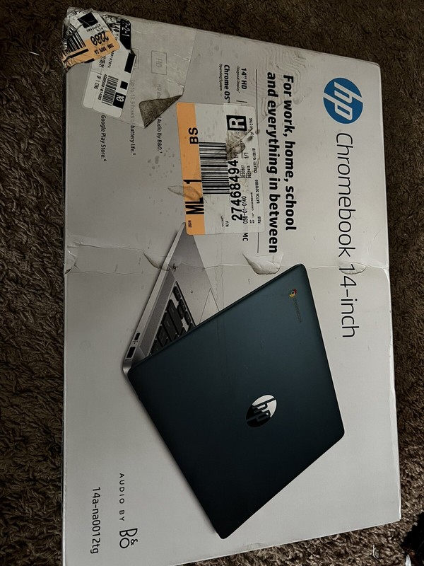 HP Chromebook 14-ca061dx 14 in. 32GB Intel Celeron N3350 2.40GHz, 4GB Laptop - gallery