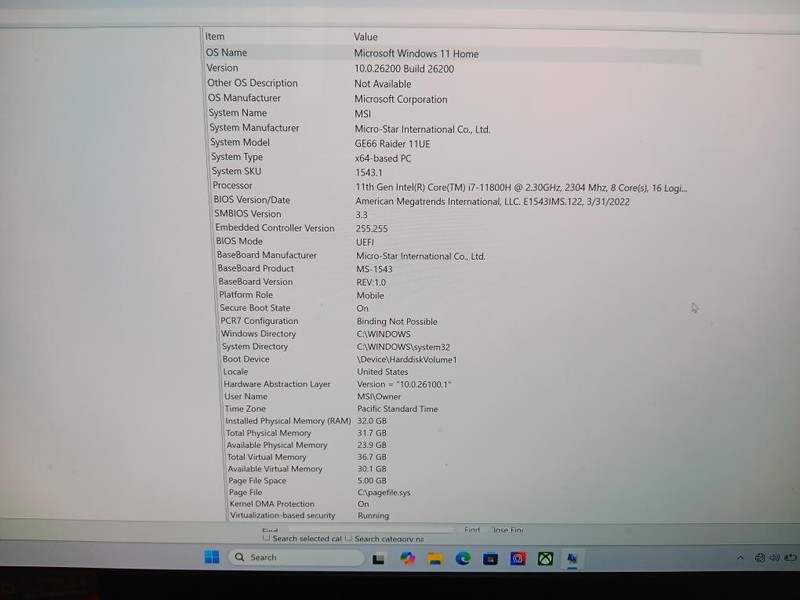 *3060 GPU!* MSI COMPUTER GE66 RAIDER (P17031897) gallery