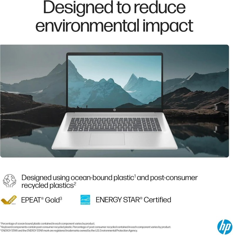 2025 HP Laptop 17.3" FHD Hexa-Core AMD Ryzen 5 7430U 32GB 2TB SSD Win 11 Pro gallery