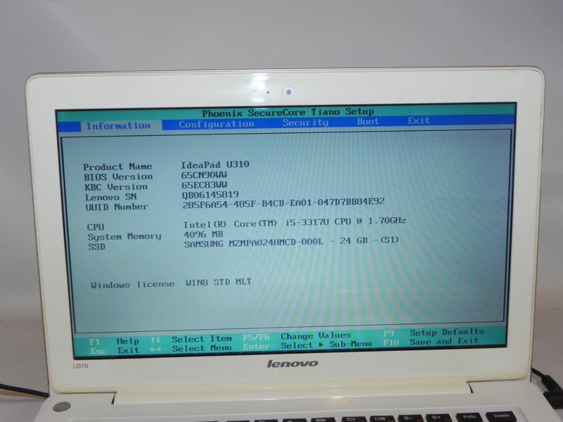 Lenovo IdeaPad U310 13.3" Intel i5-3317 4GB RAM - For Parts/Repair - gallery