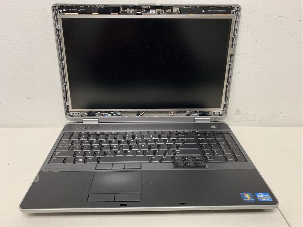 DELL LATITUDE E6530 Intel Core i5-3230M 2.60 GHZ 4GB No Hdd No Charger /for Part