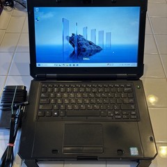 Dell 14 Rugged 5420 i7-8th gen 32GB RAM 256GB SSD TOUCH LTE Toughbook AMD RX540