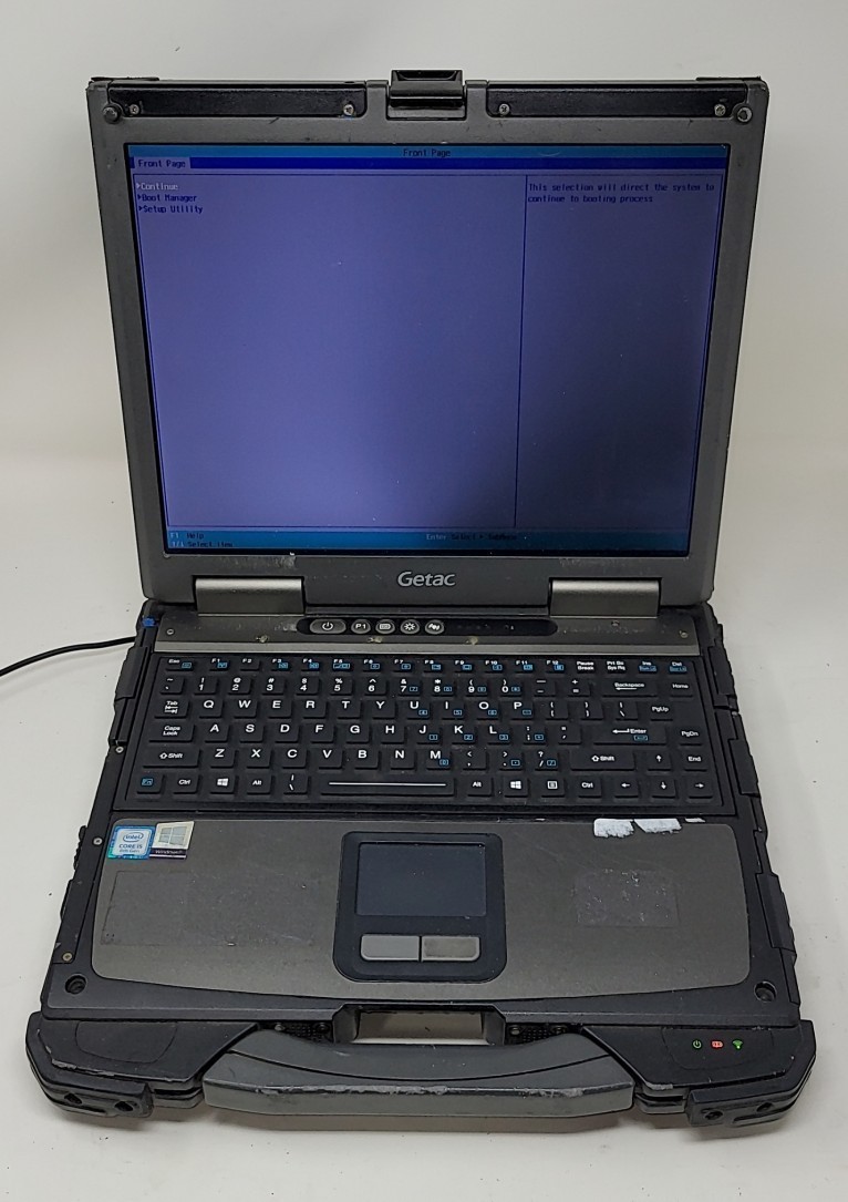 GETAC B300G7 Rugged Laptop Intel I5-8250U For Parts or Repair SEE NOTES gallery