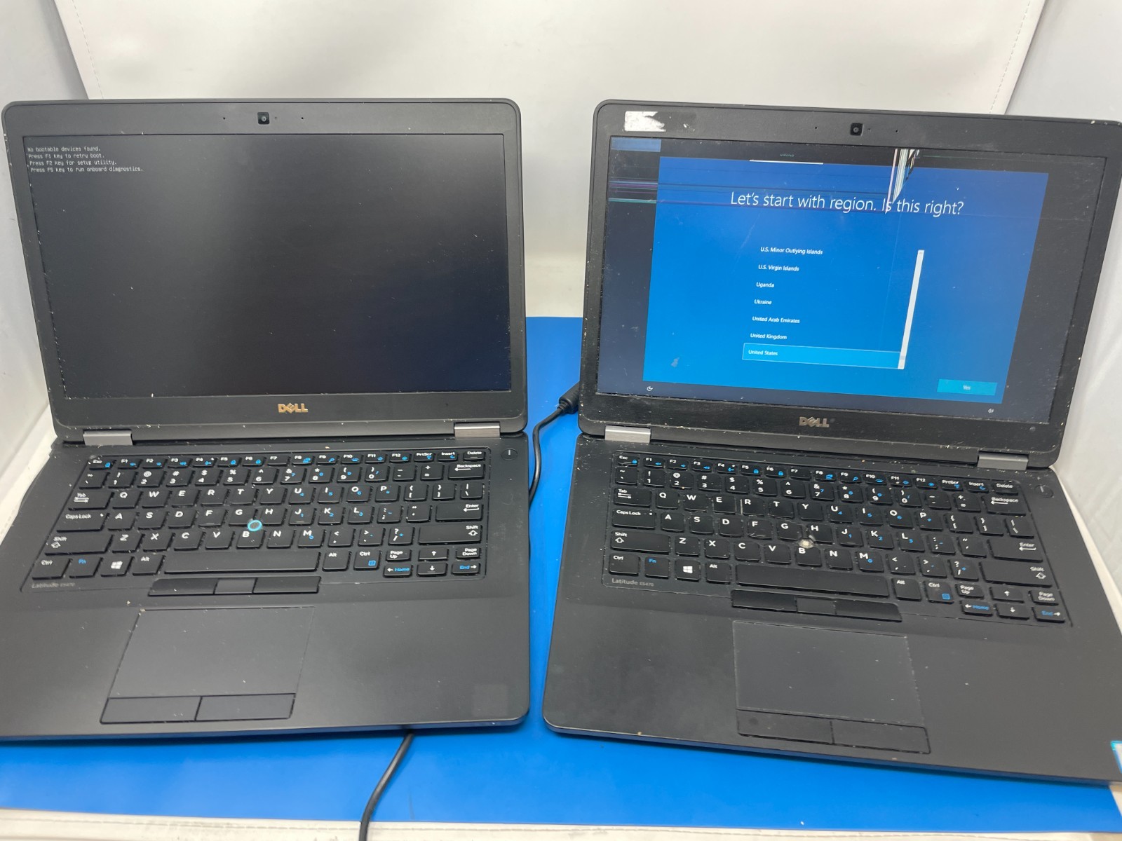 FOR PARTS: Lot of 2 Dell Latitude E5470 14" i5-6300U@3GHz, varying SSD, 8 GB RAM gallery