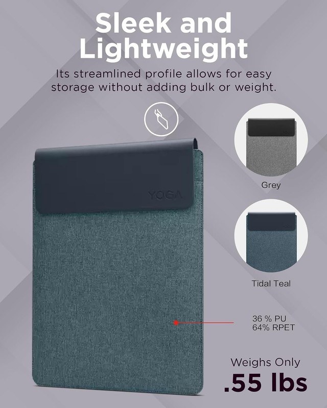 Eco-Friendly Lightweight Case for 14 Inch Notebook/Tablet - Slim Teal Laptop Sle gallery