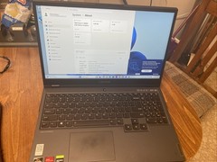 Lenovo Legion 5 15ARH05 15.6″ Gaming Laptop AMD Ryzen 5 8GB RAM 1.14TB SSD GTX