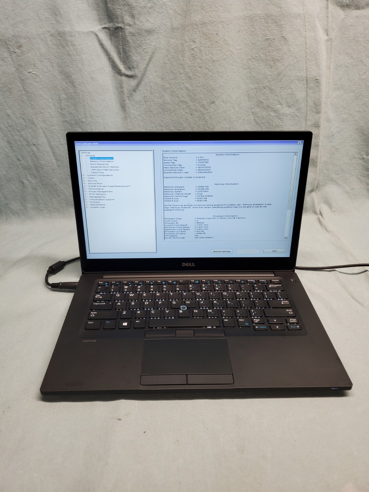 Dell Latitude 7480 i7 7600U 2.80GHz/ 16GB/ NO SSD 2560x1440 Touch #2806 gallery