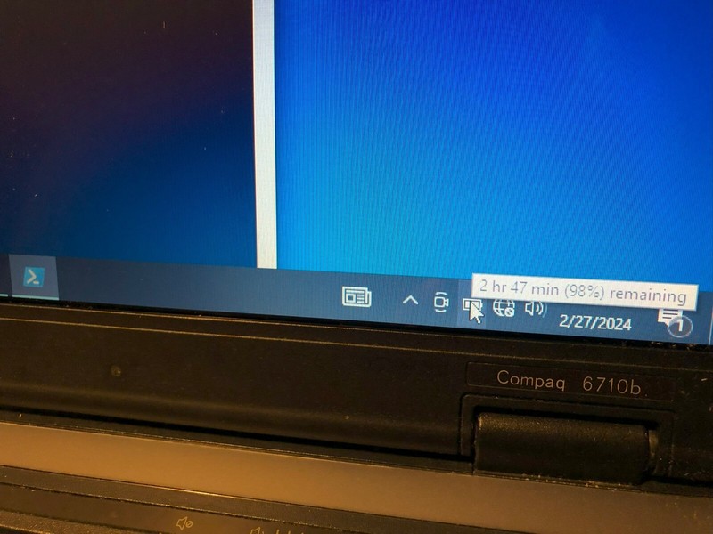 HP Compaq 6710b Laptop 15.4” Intel Core 2 Duo 2.5GHz 4GB RAM 120GB Win10p 2x bat gallery