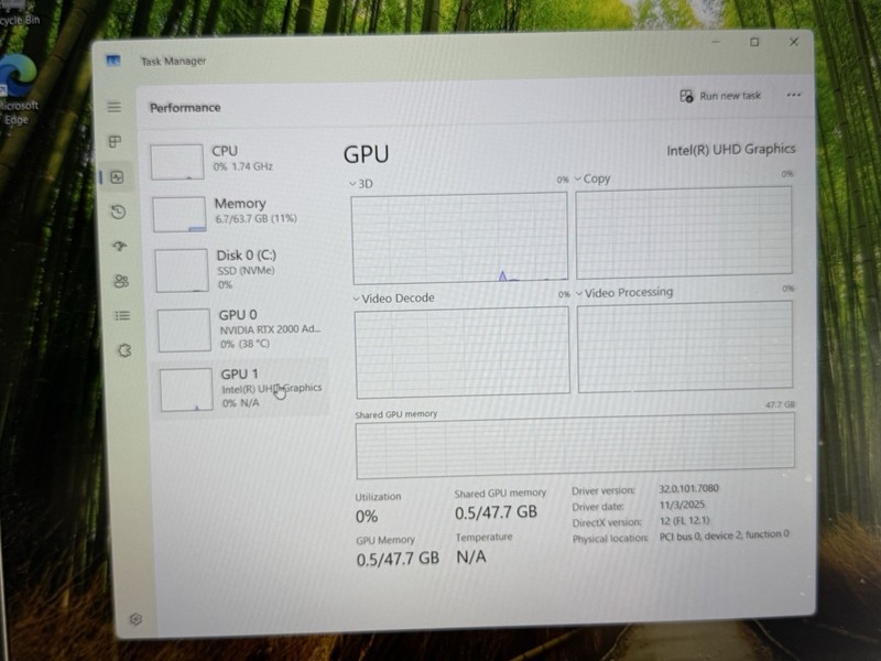 Dell Precision 7680 16" i7-13850HX 64GB Ram 1TB SSD RTX 2000 Ada gallery