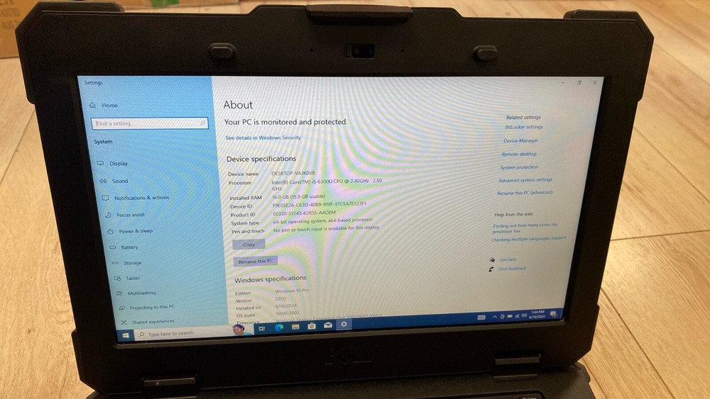 Dell Latitude 7414 Rugged 14" Core i5-6300u 16GB 256GB SSD Win10 Pro Non Touch-3